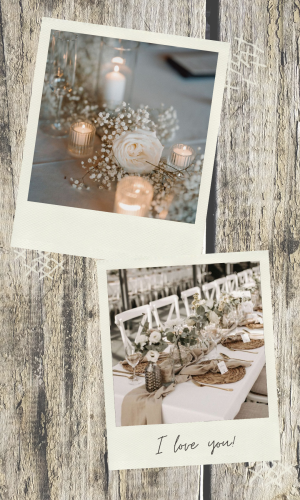 wood rustic fathers day collage story,